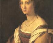 安德烈 德尔 萨托 : Portrait of the Artist's Wife